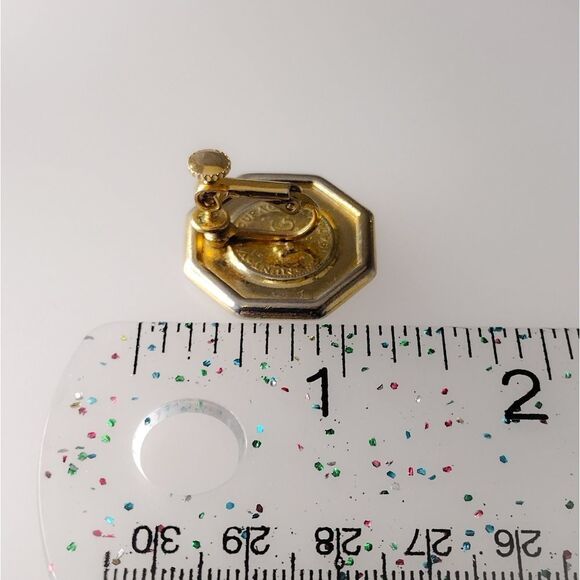 Vintage Netherlands Coin Clip-on Earrings - Picture 3 of 6